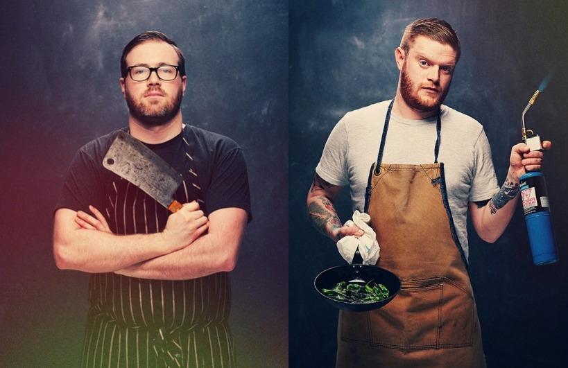 Профессиональные повара-мужчины в новое кулинарное шоу на ТНТ